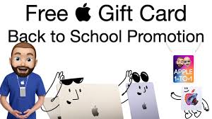 free apple gift card with a purchase of