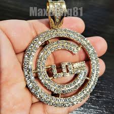 iced hip hop jewelry lab diamond gold