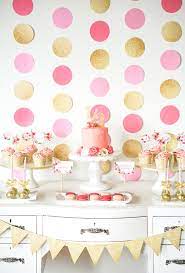 Pink Gold Half Birthday Party Kara S Party Ideas Half Birthday  gambar png