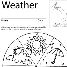 See more ideas about preschool weather, coloring pages, weather crafts. Coloring Sheet Weather Asl Teaching Resources