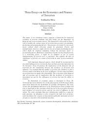 pdf three essays on the economics and finance of terrorism pdf three essays on the economics and finance of terrorism