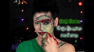 pop zombie makeup halloween tutorial
