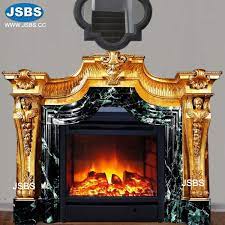 Indoor Fireplace Mantel Decor Marble