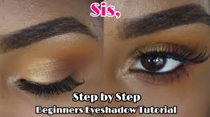 beginners eyeshadow tutorial makeup