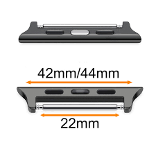 2pcs Set Stainless Steel Metal Connector Adapter Compatible With Appl Watch All Series 1 to 6 Appl Watch 38mm 40mm 42mm 44mm Strap Adapter HW22 FK78 HT99 HW22 DT100 T200: Buy Online