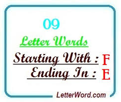 Each letter is made using various amounts of worsted weight yarn and an … Nine Letter Words Starting With F And Ending In E Letterword Com