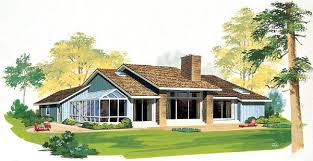 House Plan 99221 Retro Style With