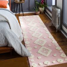 pale pink runner area rug