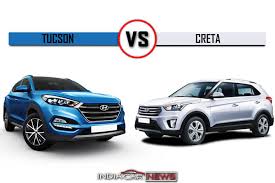 As expected for a compact, the 2021 hyundai tucson is less expensive than the midsize santa fe. Hyundai Tucson Vs Creta Price Specifications Mileage