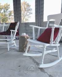 Painting Wood Rocking Chairs