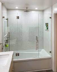 Glass In Line Bathtub Doors Enclosures