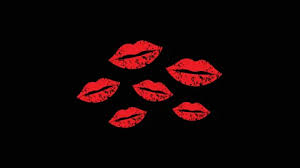 kiss lips love stock video fooe