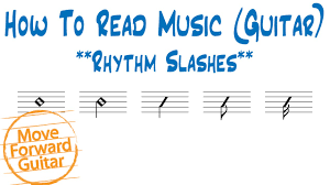 How To Read Music Guitar Rhythm Slash Notation