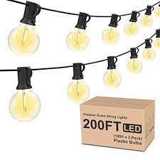 Promo Rtty Outdoor String Lights 200ft