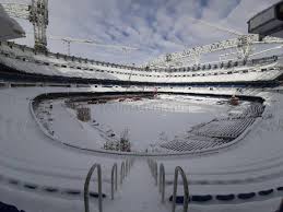 The real madrid stadium was inaugurated on december 14 1947. Spectacular Images Of The Santiago Bernabeu Covered In Snow Photos Real Madrid Cf
