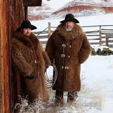 Natural Buffalo Fur Coat Full Length