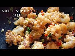chinese salt and pepper squid fried