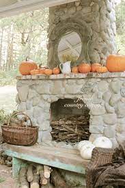 Fall Fireplace Mantel Decor Cottage