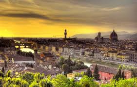 wallpaper sunset italy florence