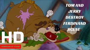 Tom and Jerry .The Movie .1992 - Tom and Jerry Destroy The Dog And The  Kitchen - YouTube