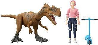 Amazon.com: Mattel Jurassic World Toys Camp Cretaceous Brooklynn &  Monolophosaurus Human & Dino Pack with 2 Action Figures & Scooter, Toy Gift  and Collectible : Toys & Games
