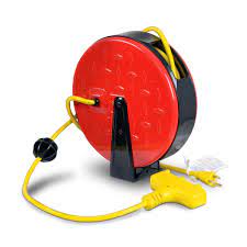 Check spelling or type a new query. Reelworks Pro Mini Extension Cord Reel Retractable Heavy Duty Industrial Steel Long 30 Ft 16awg Sjtw Commercial Cable S3 Triple Tap Connector With Mounting Bracket Perfect For Indoor Use Buy Online At Best Price In Uae Amazon Ae