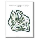 Beechmont Country Club Ohio Golf Course Map Golfer - Etsy