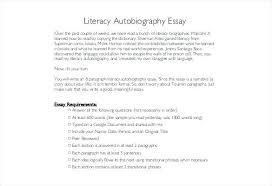 How To Write A Good Story With Examples Autobiography For