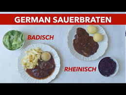 german sauerbraten regional beef sour