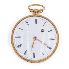 14k 800th Century Gold Pocket Watch For