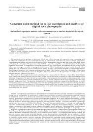 Pdf Computer Aided Method For Colour Calibration And