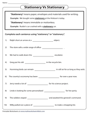 5th grade age arts worksheets
