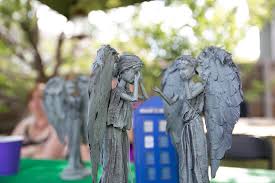 Barbies Into Doctor Who Weeping Angels