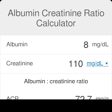 alin creatinine ratio calculator