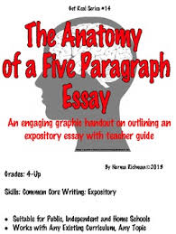 Lesson Plan For 5 Paragraph Essays Common Core Writing Worksheet