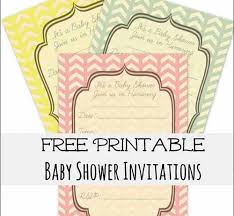 Shower Invitation Cards 35 Sets Of Printable Templates To