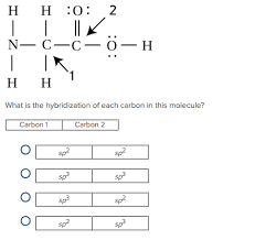 What Is The Hybridization Of Each Carbon In This Molecule