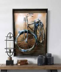 Metal Wall Art Classic Bike Wall