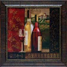 wine art wine print poster wall art
