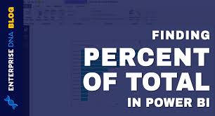 percent of total in power bi