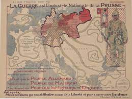 First World War propaganda map by Maurice Neumont, portraying Prussia as an  octopus - Rare & Antique Maps