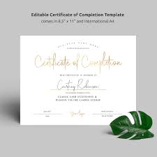 beauty course certificate template
