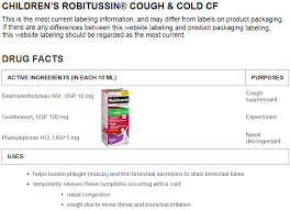 children s robitussin cough cold liquid 4oz