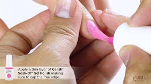 gelish step by step color application