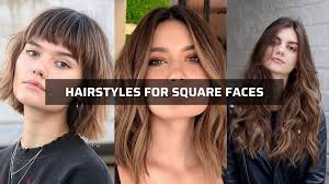 flattering hairstyles for square faces