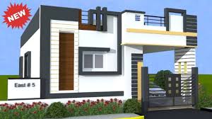 single floor house elevation designs