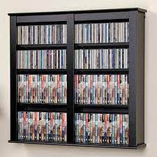 Media Storage Cabinet Wall Mounted Dvd