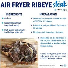 air fryer ribeye steak recipe