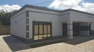 Free Flat Roof House Plan Zambian