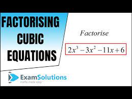 Factorising Cubic Polynomials Lessons